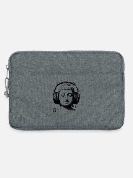 Music Buddha - Laptoptasche 13" - Grau meliert