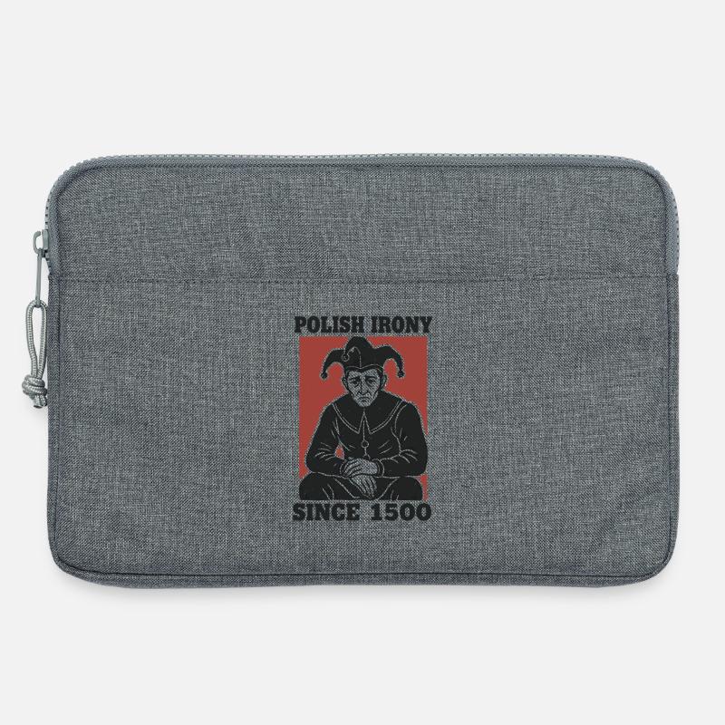 Polnische Ironie Stańczyk seit 1500 - Laptoptasche 13" - Grau meliert