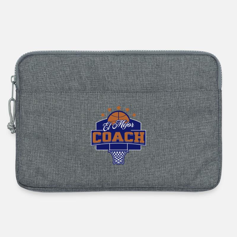 Bester Basketballtrainer - Laptoptasche 13" - Grau meliert