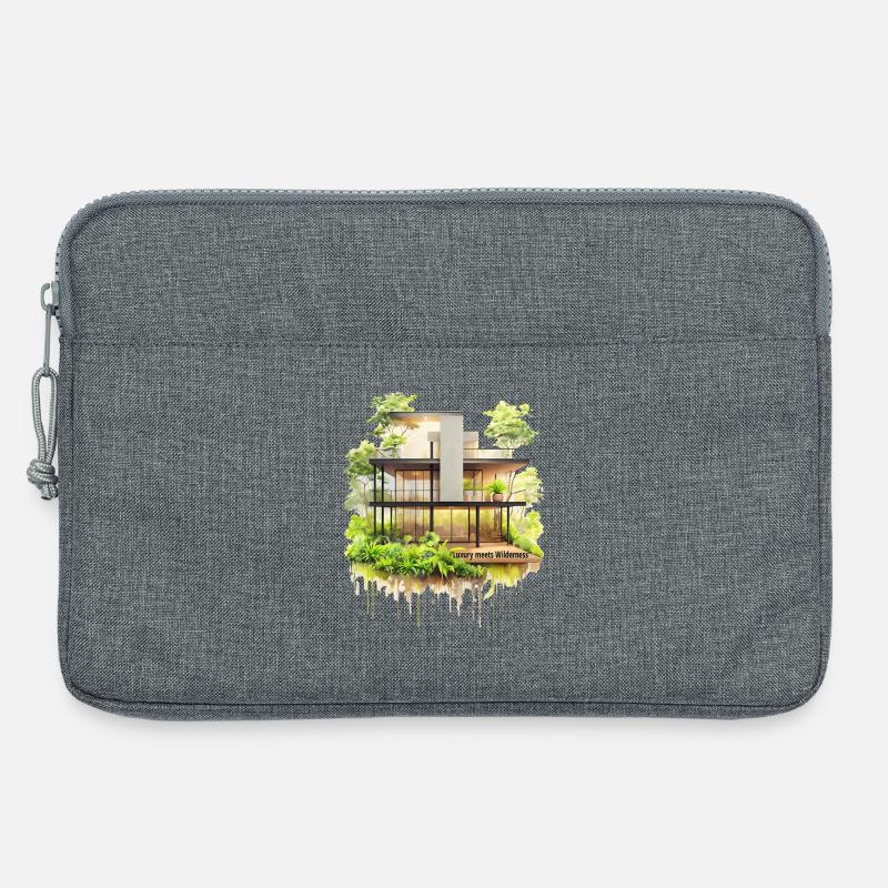 Luxus trifft Wildnis - Laptoptasche 13" - Grau meliert