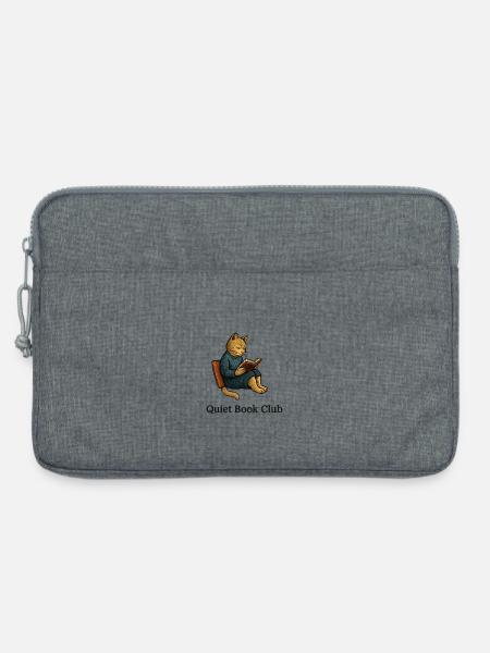 Katz im Leseclub - Laptoptasche 13" - Grau meliert