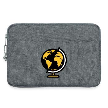 Globe Globe Earth School - Laptop bag 13" - heather grey - Front