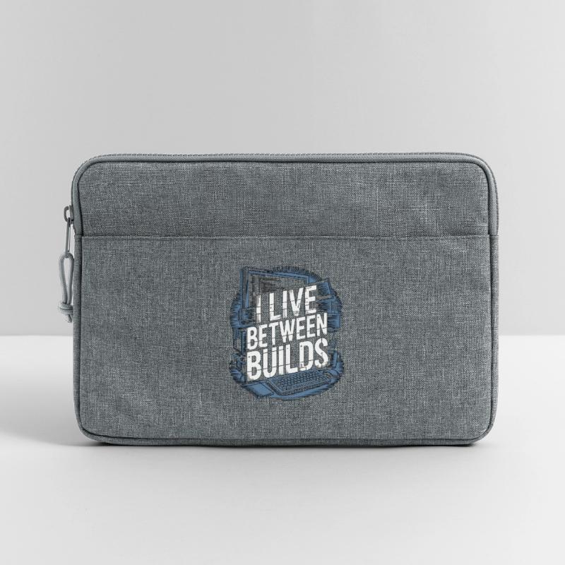 Game Developer I Live Between Builds Game Coder Laptop bag 13"