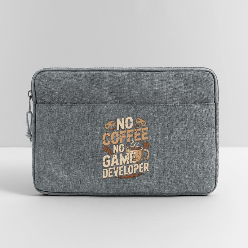 Game Developer No Coffee Game Coder Coffee Lover Laptoptasche 13"