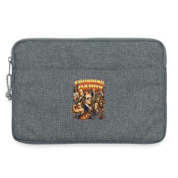 Founding Father Ben Franklin, July 4 - Laptop bag 13" - heather grey - Front