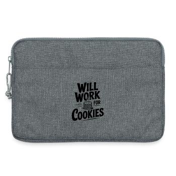 Ça marchera pour les cookies - Sacoche pour ordinateur portable 13 pouces - gris chiné - Devant