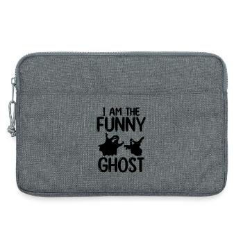Halloween Party - I am the Funny ghost - Laptoptasche 13" - Grau meliert - Vorne