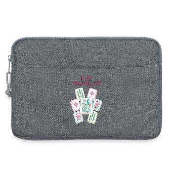 In meiner Mahjong-Ära Mahjong Spiel Social Club - Laptoptasche 13" - Grau meliert - Vorne