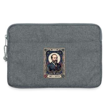 James A Tarotkarte - Laptoptasche 13" - Grau meliert - Vorne