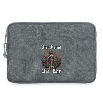 Ritter im Speerwald - Laptoptasche 13" - Grau meliert - Vorne