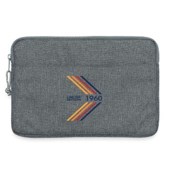 1960 Limited Edition Geburtstag Mann Frau Vintage - Laptoptasche 13" - Grau meliert - Vorne