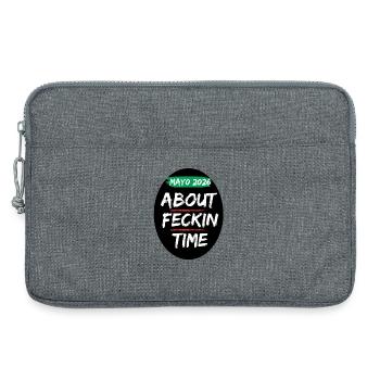 Mayo 2026 About Time - Laptop bag 13" - heather grey - Front