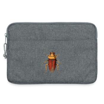 cafards insectes cafards cafards cafards - Sacoche pour ordinateur portable 13 pouces - gris chiné - Devant