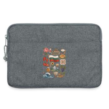 Bulgarien | Berge, Rosen & Heimatliebe - Laptoptasche 13" - Grau meliert - Vorne