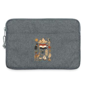 Ägypten | Pyramiden, Nil & Antike - Laptop bag 13" - heather grey - Front