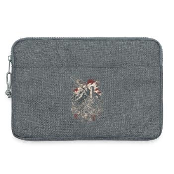 Géorgie Géorgienne Tbilissi Sakartvelo - Sacoche pour ordinateur portable 13 pouces - gris chiné - Devant