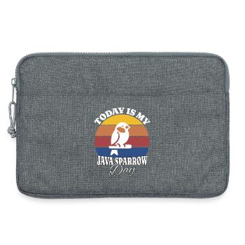 Reisamadine Java Sparrow - Laptop bag 13" - heather grey - Front
