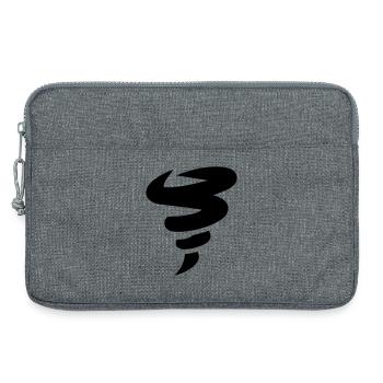 tornade - Sacoche pour ordinateur portable 13 pouces - gris chiné - Devant