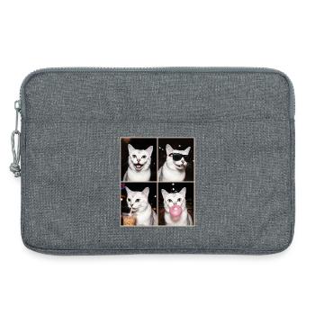 Chats Burmilla Chat - Sacoche pour ordinateur portable 13 pouces - gris chiné - Devant