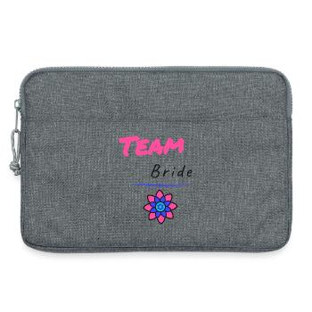 EVJF. MARIEE. TEAM. TEAM MARIEE. FUTURE MARIEE - Sacoche pour ordinateur portable 13 pouces - gris chiné - Devant
