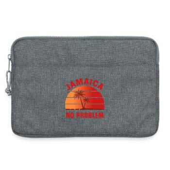 Jamaika Kein Problem - Laptoptasche 13" - Grau meliert - Vorne