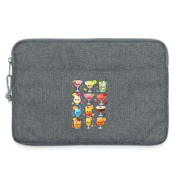 Kawaii Cocktails | Drinks & Bar - Laptoptasche 13" - Grau meliert - Vorne