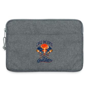 Lake Ontario Great Lakes - Laptoptasche 13" - Grau meliert - Vorne