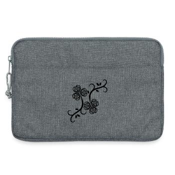 Celtic Irland Wikinger Keltisch Knoten Muster Baum - Laptoptasche 13" - Grau meliert - Vorne