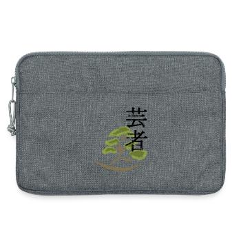 japan Drachen japanisch anime asiatisch - Laptoptasche 13" - Grau meliert - Vorne