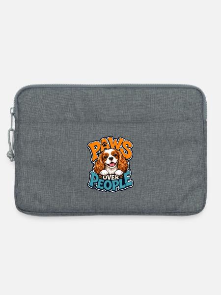 Kavallerier King Charles Spaniel - Laptoptasche 13" - Grau meliert
