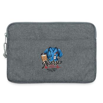 Krankenschwester macht jeden Tag einen Unterschied T-Shirt - Laptoptasche 13" - Grau meliert - Vorne