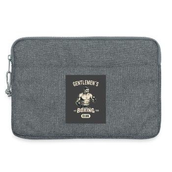 Gentlemen’s Boxing Club – Retro Boxing Design - Laptoptasche 13" - Grau meliert - Vorne
