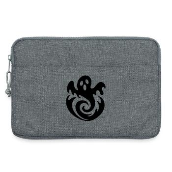 Halloween Geist - Laptoptasche 13" - Grau meliert - Vorne