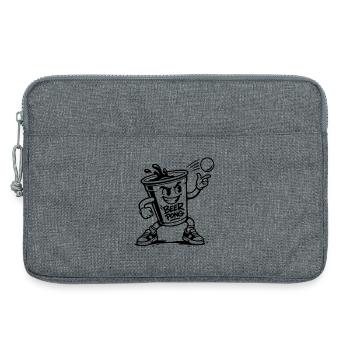 Beer Pong Becher - Laptoptasche 13" - Grau meliert - Vorne