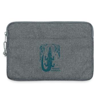 Australien Krokodil Wildnis - Laptoptasche 13" - Grau meliert - Vorne
