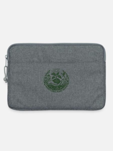 Beobachten Sie die erste Pflanze, die zweite Pflanze - Laptoptasche 13" - Grau meliert