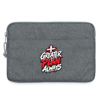 Greater Plan Always Cross Design - Laptoptasche 13" - Grau meliert - Vorne