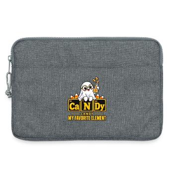 Geister Candy Elemente Design - Laptoptasche 13" - Grau meliert - Vorne