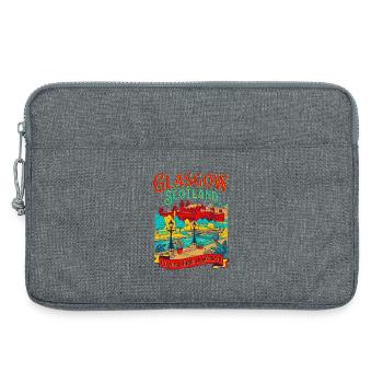 View City Glasgow Scotland Cultural Heart - Laptoptasche 13" - Grau meliert - Vorne