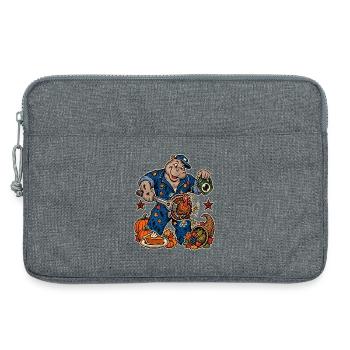 Thanksgiving Nilpferd-Mechaniker mit - Laptoptasche 13" - Grau meliert - Vorne