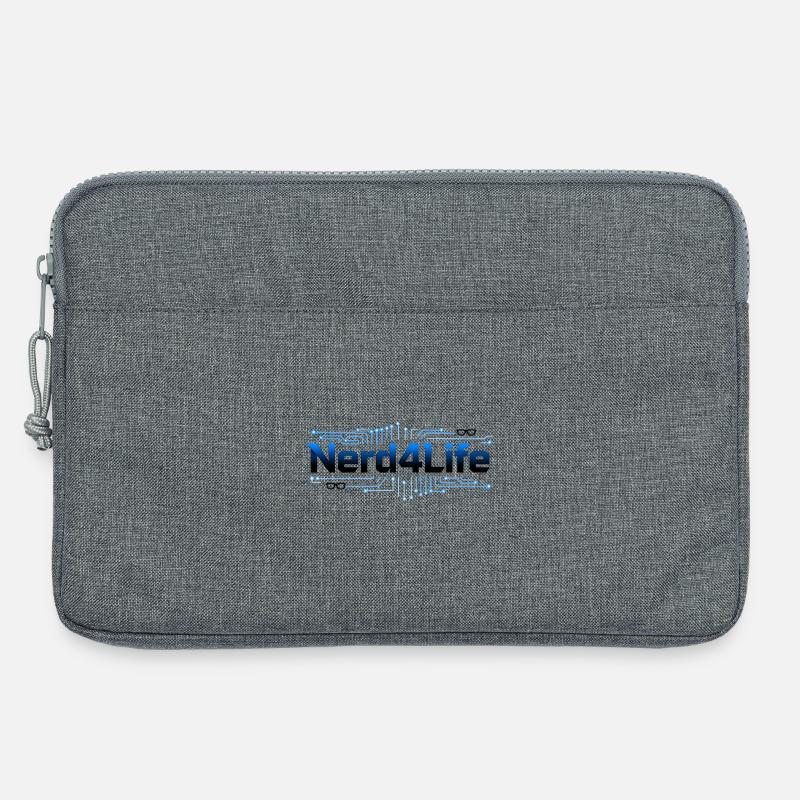 Nerd4Life Circuit Logo - Laptoptasche 13" - Grau meliert