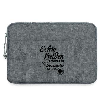 Gesundheitswesen Helden Medizin, Geschenk - Laptoptasche 13" - Grau meliert - Vorne
