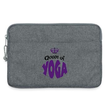 yoga - Laptop bag 13" - heather grey - Front