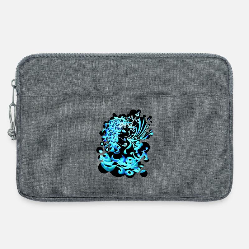 Aquarius Element Wasser cutout - Laptoptasche 13" - Grau meliert