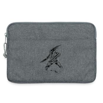 Sketch Warrior - Laptop bag 13" - heather grey - Front