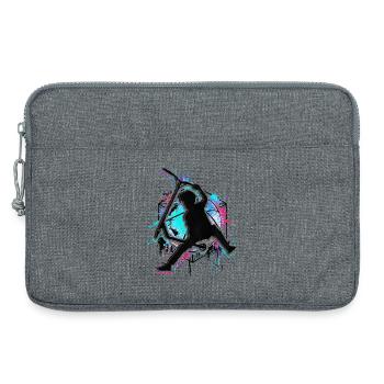 Colorful Stunt Scooter - Colored Stunt Scooter - Laptop bag 13" - heather grey - Front