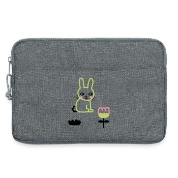 Happy Lunar New Year of the Rabbit - Laptoptasche 13" - Grau meliert - Vorne