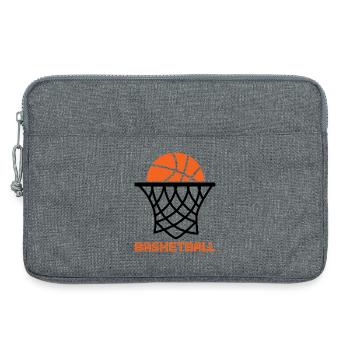 Basketball basketball players - Laptop bag 13" - heather grey - Front