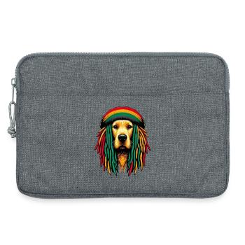 Rasta Dog Jamaica Jamaica Jamaican - Laptop bag 13" - heather grey - Front
