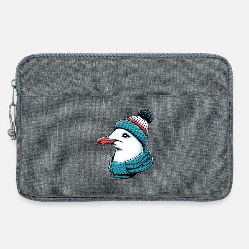Möwe - Laptoptasche 13" - Grau meliert